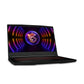 MSI Gaming Thin GF63 12VE-424UK Intel® Core™ i5 i5-12450H Laptop 39.6 cm (15.6") Full HD 16 GB DDR4-SDRAM 512 GB SSD NVIDIA GeForce RTX 4050 Wi-Fi 6 (802.11ax) Windows 11 Home Black