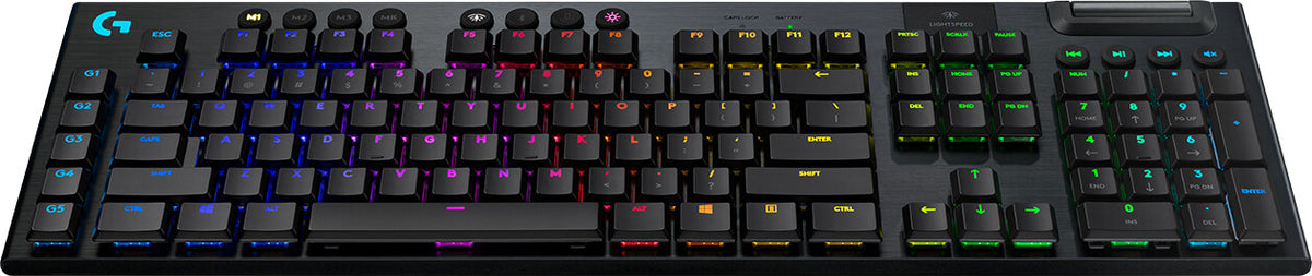 Logitech G - G915 LIGHTSPEED - RF Wireless + Bluetooth RGB Mechanical Gaming Keyboard in Black (QWERTY UK)