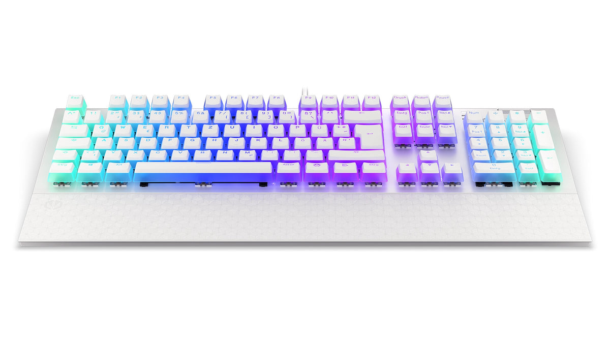 ENDORFY Thock - USB Wired RGB Mechanical Keyboard in White (QWERTZ German)