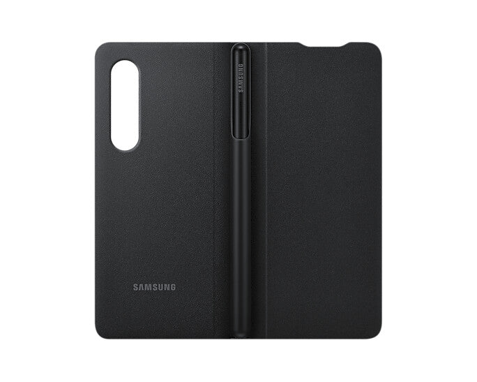 Samsung Flip Cover for Galaxy Z Fold3 in Black (S Pen Fold Edition)