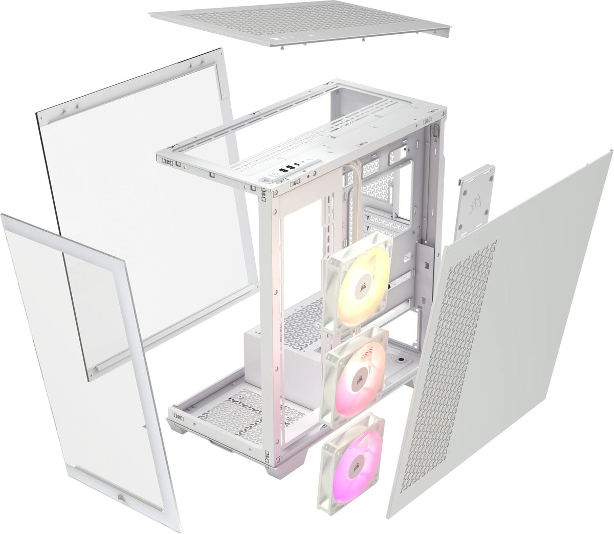 Corsair 3500X ARGB - EATX Mid Tower Case in White