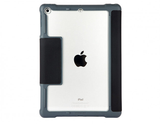 STM Dux Folio Case for iPad (5th Gen) in Black / Transparent