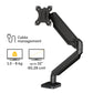Fellowes Platinum Series 8043301 - Desk monitor mount for upto 81.3 cm (32")