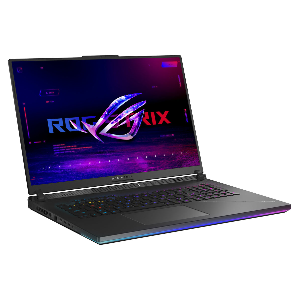 ASUS ROG Strix SCAR 18 Laptop - 45.7 cm (18") - Intel® Core™ i9-13980HX - 32 GB DDR5-SDRAM - 2 TB SSD - NVIDIA GeForce RTX 4090 - Wi-Fi 6E - Windows 11 Home - Black