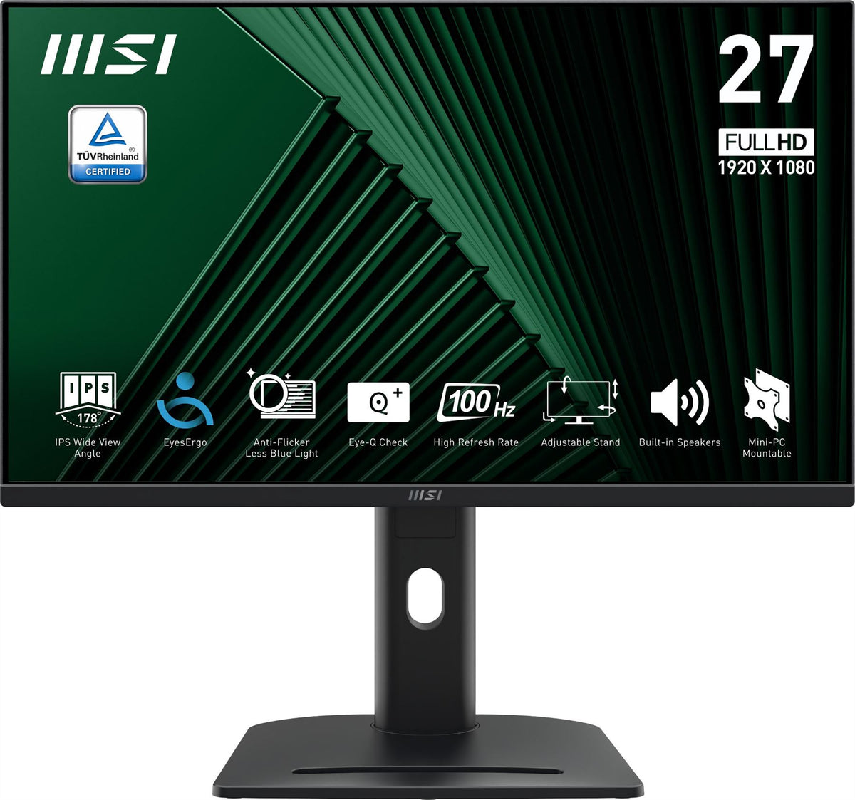 MSI PRO MP275PG - 68.6 cm (27&quot;) - 1920 x 1080 pixels FHD LED Monitor