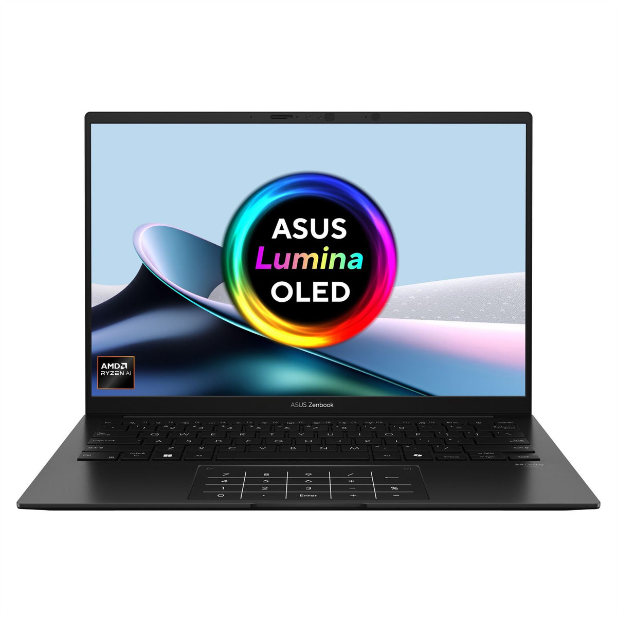 ASUS Zenbook 14 OLED Laptop - 35.6 cm (14&quot;) - AMD Ryzen AI 5 340 - 16 GB LPDDR5x-SDRAM - 1 TB SSD - Wi-Fi 6E - Windows 11 Home - Black