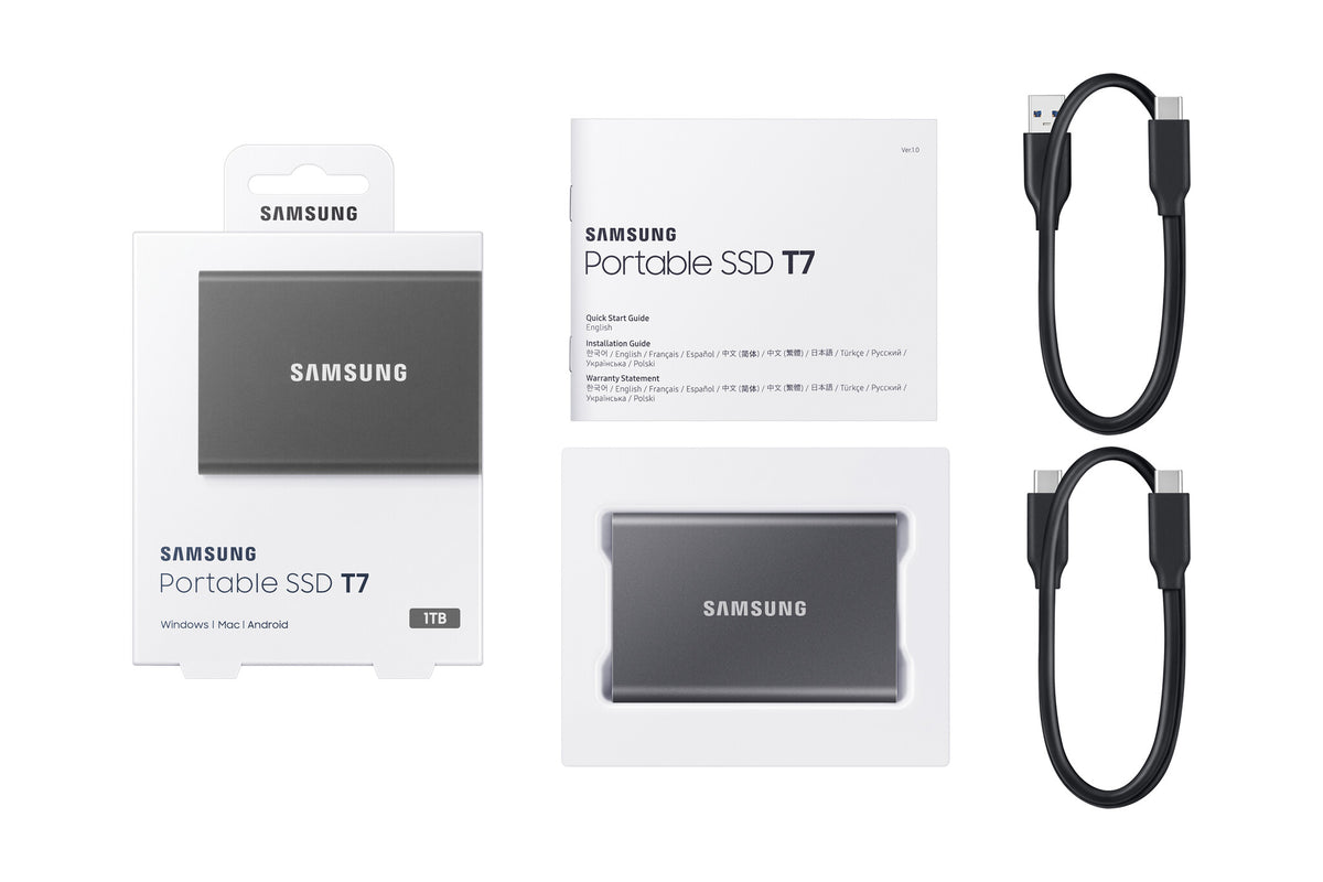 Samsung Portable 1 TB SSD T7