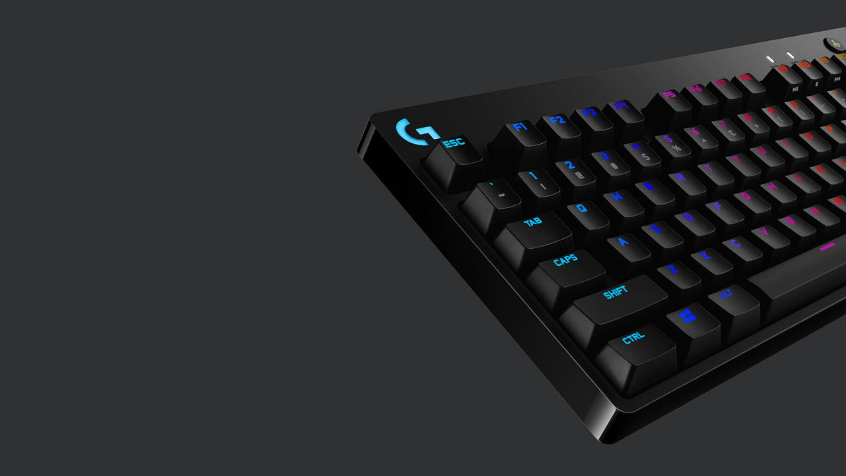 Logitech G - G PRO TKL - USB Wired RGB Mechanical Gaming Keyboard in Black (QWERTY UK)