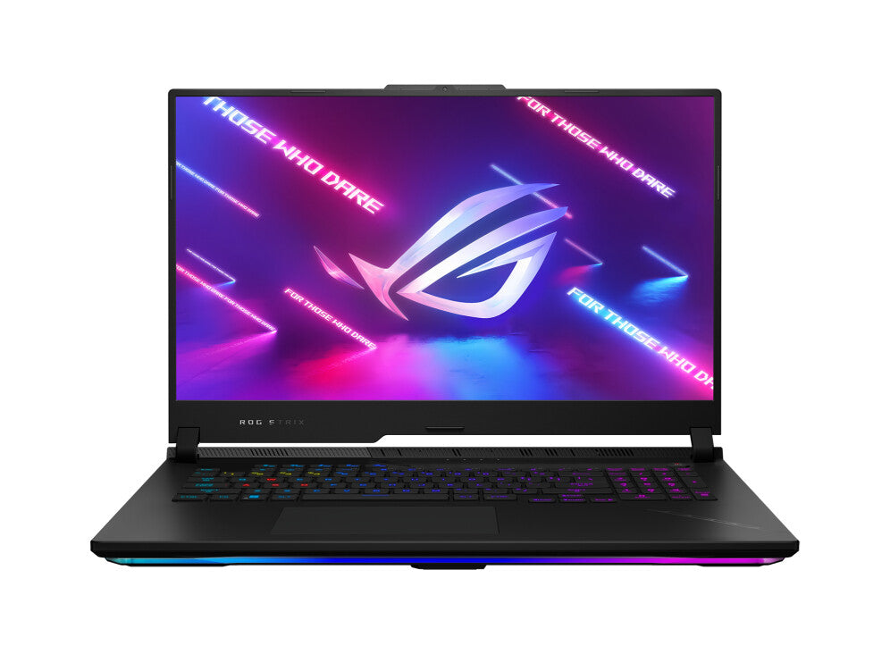 ASUS ROG Strix SCAR 17 Laptop - 43.9 cm (17.3") - AMD Ryzen™ 9 7945HX3D - 32 GB DDR5-SDRAM - 2 TB SSD - NVIDIA GeForce RTX 4090 - Wi-Fi 6E - Windows 11 Home - Black