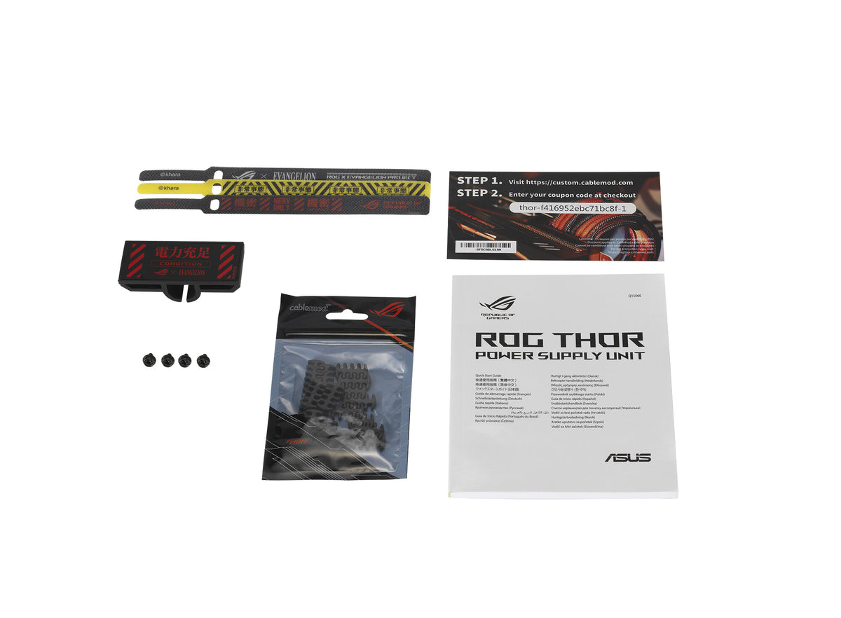 ASUS ROG THOR &quot;Eva Edition&quot; - 1000W 80+ Platinum II Fully Modular Power Supply Unit