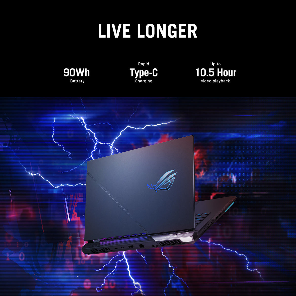 ASUS ROG Strix SCAR 15 Laptop - 39.6 cm (15.6") - Intel® Core™ i9-12900H - 32 GB DDR5-SDRAM - 2 TB SSD - NVIDIA GeForce RTX 3080 Ti - Wi-Fi 6E - Windows 11 Home - Black