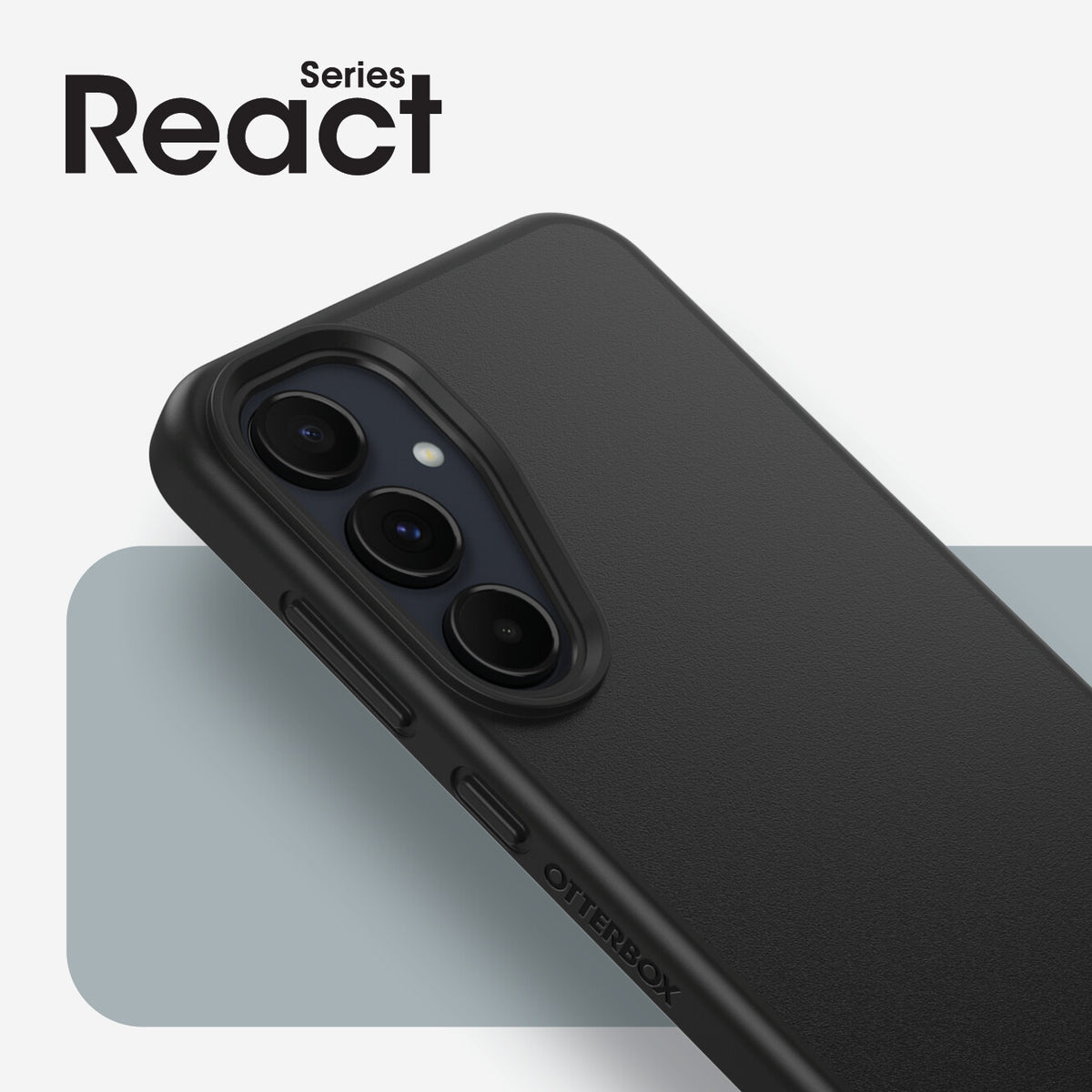 OtterBox React Series Case for Galaxy A55 (5G) in Black