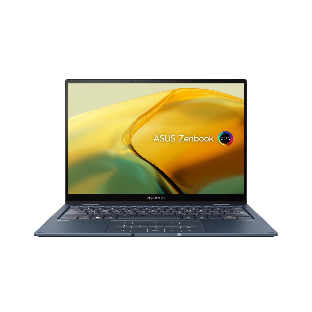 ASUS Zenbook 14 Flip OLED Hybrid (2-in-1) - 35.6 cm (14") - Touchscreen - Intel® Core™ i7-1360P - 16 GB LPDDR5-SDRAM - 1 TB SSD - Wi-Fi 6E - Windows 11 Home - Blue