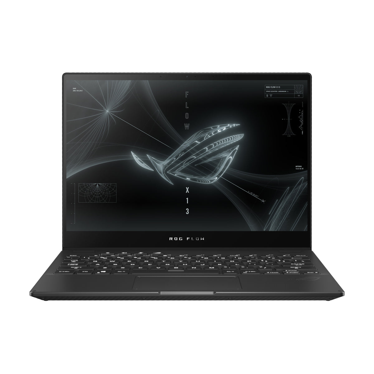 ASUS ROG Flow X13 Hybrid (2-in-1) - 34 cm (13.4") - Touchscreen - AMD Ryzen™ 9 5980HS - 16 GB LPDDR4x-SDRAM - 1 TB SSD - NVIDIA GeForce RTX 3050 Ti - Wi-Fi 6 - Windows 10 Pro - Black