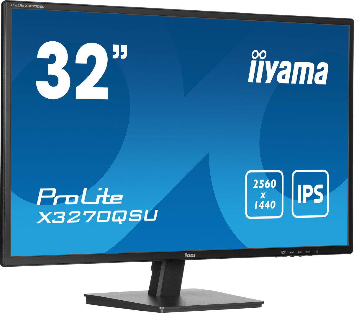 iiyama ProLite X3270QSU-B1 - 81.3 cm (32") - 2560 x 1440 pixels Wide Quad HD LED Monitor