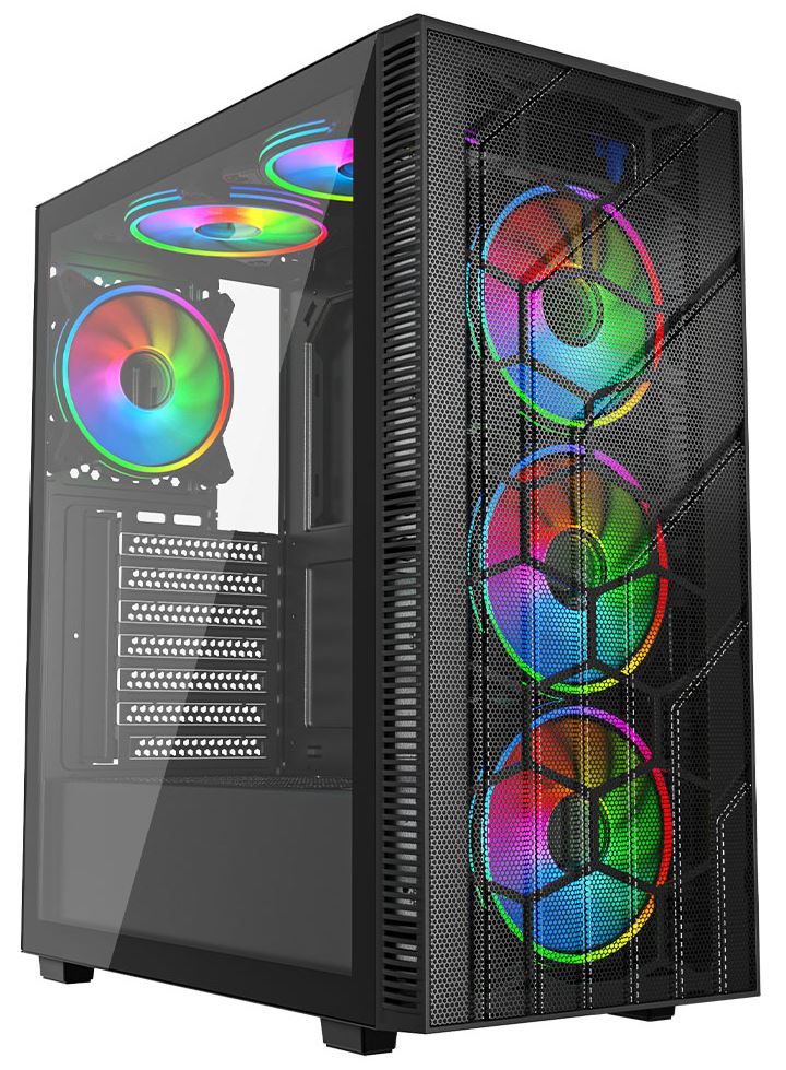 VIDA Sirocco V2 - ATX Midi Tower Case in Black