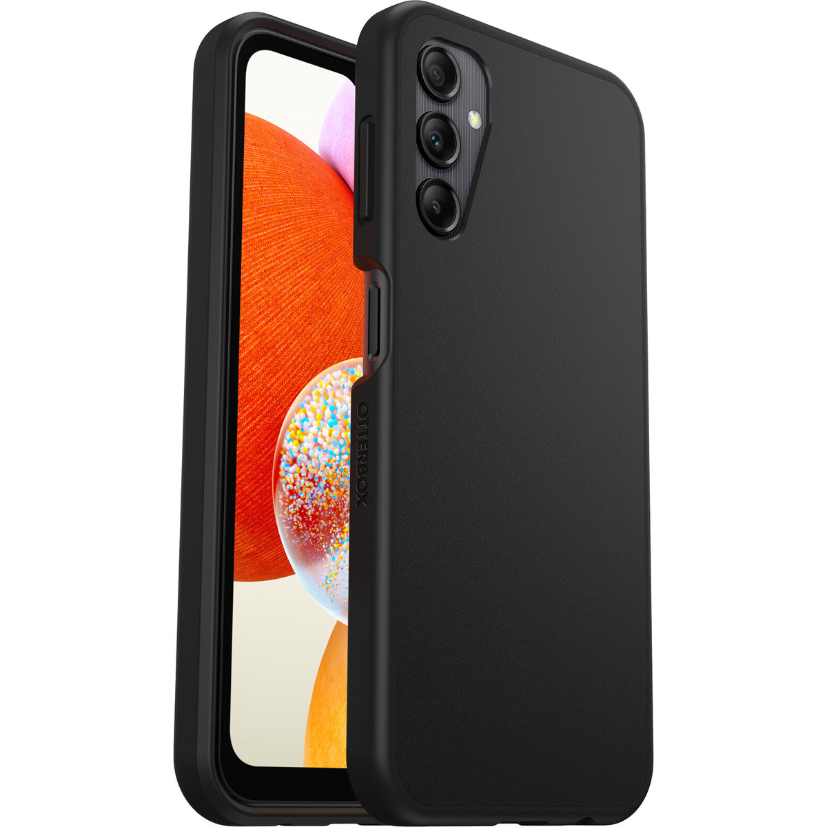 OtterBox React Case for Galaxy A14 in Black