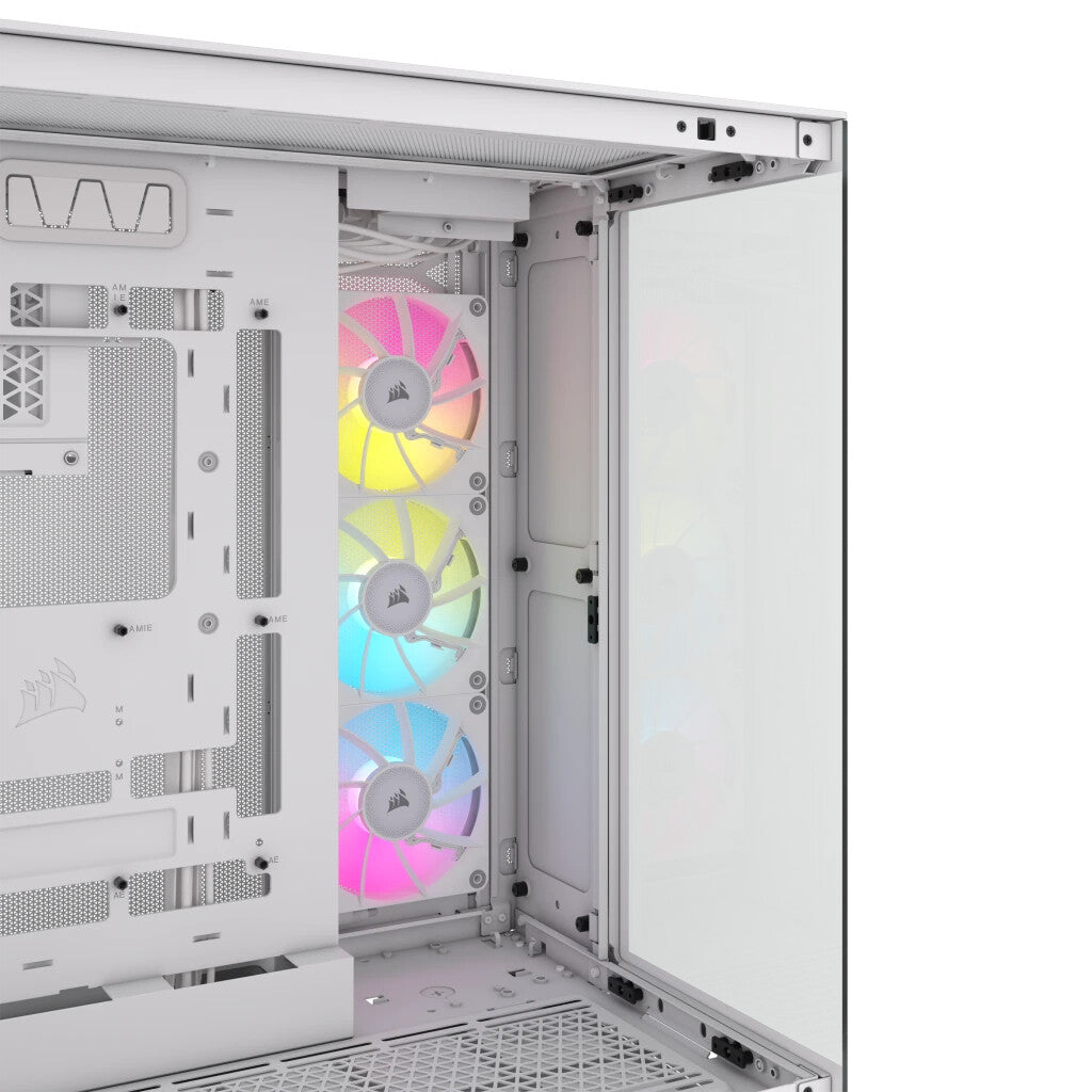 Corsair iCUE LINK 6500X RGB ATX Mid Tower Case in White