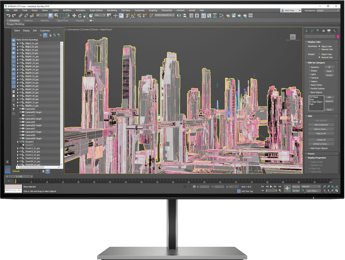 HP Z27U G3 - 68.6 cm (27") - 2560 x 1440 pixels 2K Ultra HD LED Monitor