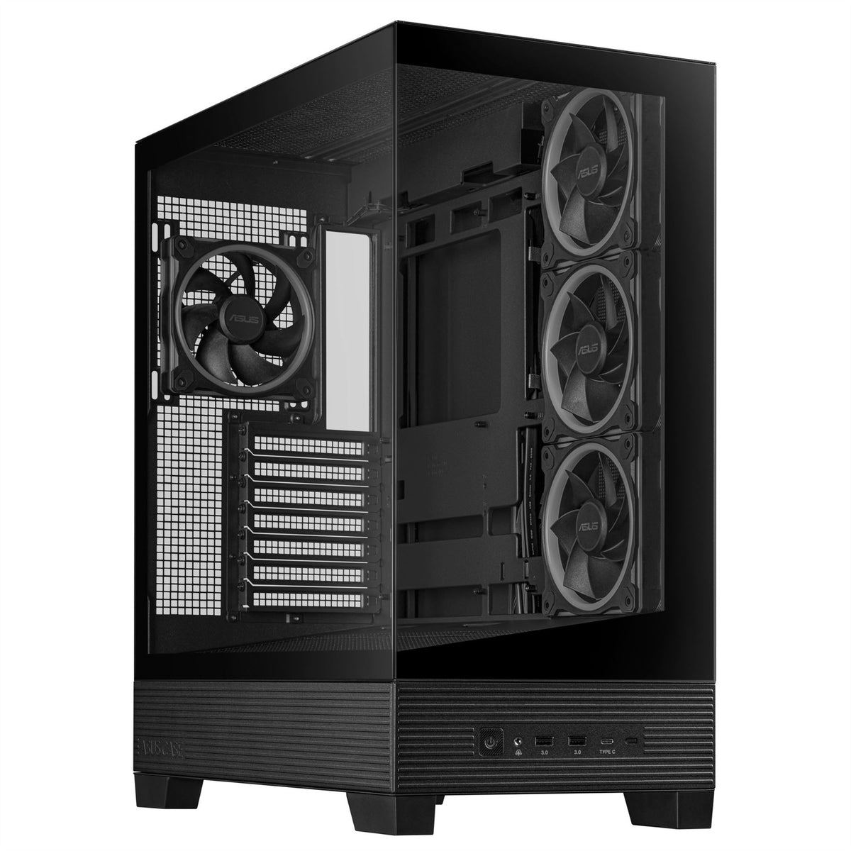 ASUS A31 Plus TG ARGB - ATX Mid Tower Case in Black