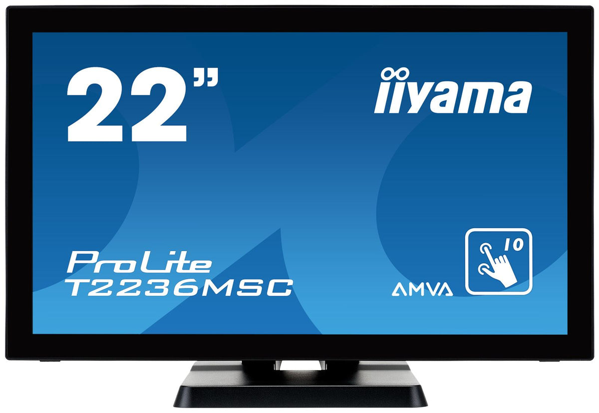 iiyama ProLite T2236MSC-B2 54.6 cm (21.5") 1920 x 1080 pixels LED Touchscreen Monitor