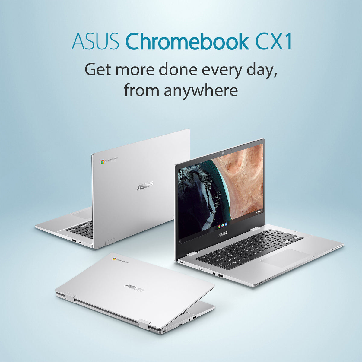 ASUS Chromebook - 35.6 cm (14") - Intel® Celeron® N4500 - 8 GB LPDDR4x-SDRAM - 64 GB eMMC - Wi-Fi 6 - ChromeOS - Silver