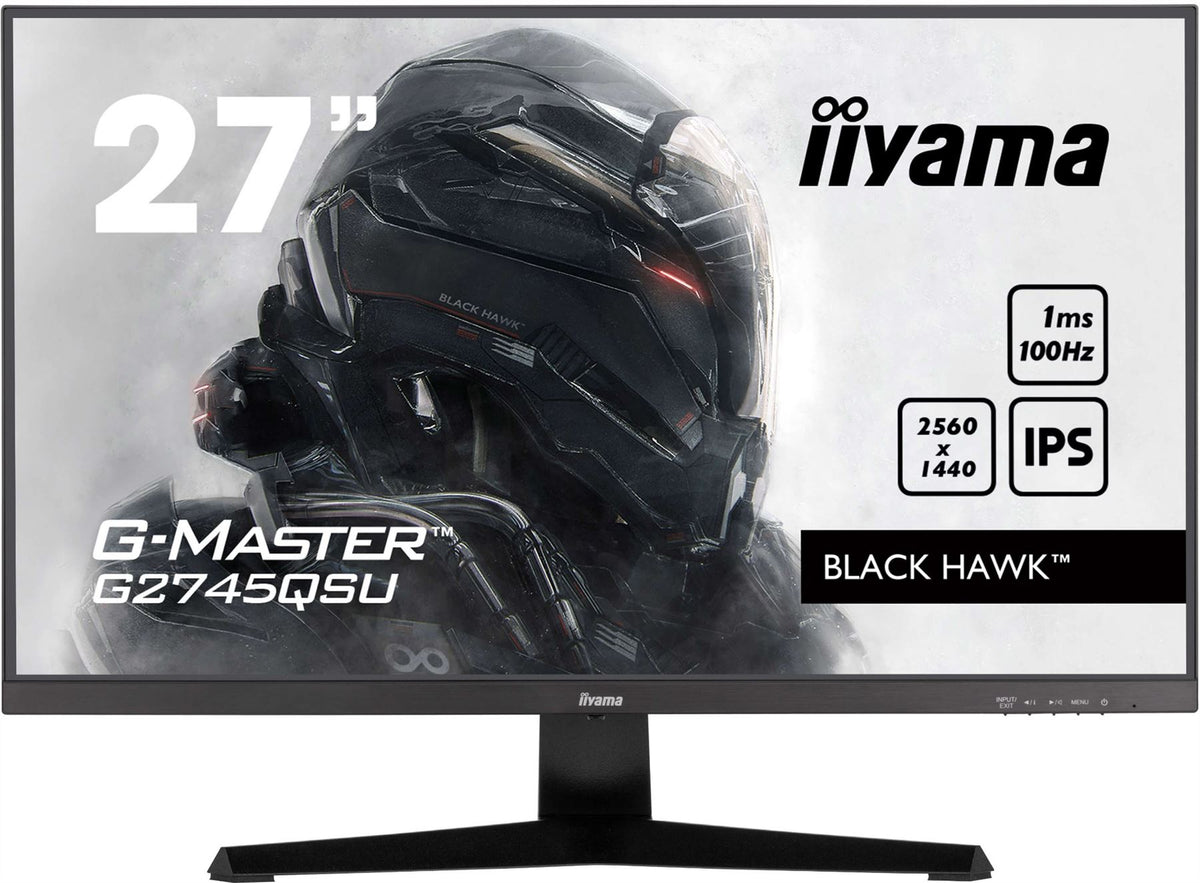 iiyama G-MASTER G2745QSU-B2 computer monitor 68.6 cm (27&quot;) 2560 x 1440 pixels Wide Quad HD LED Black