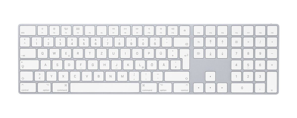Apple Magic - Wireless Bluetooth Keyboard in White (QWERTZ German)
