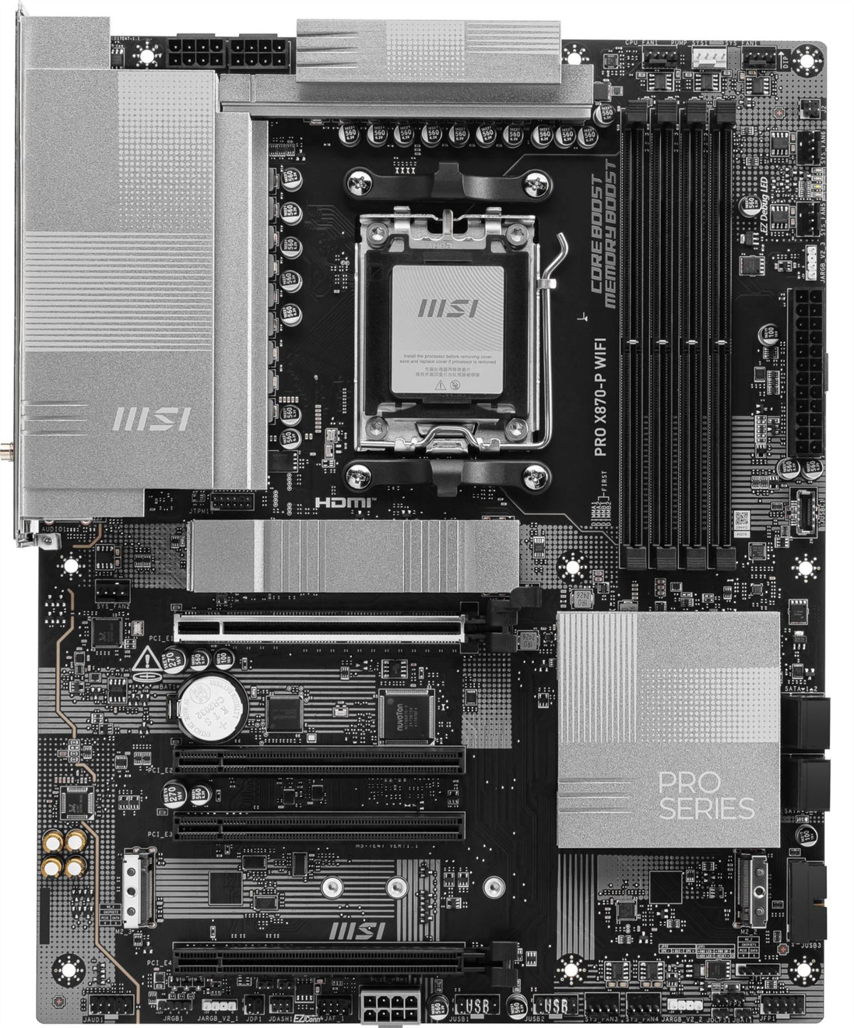 MSI PRO X870-P WIFI ATX motherboard - AMD X870 Socket AM5
