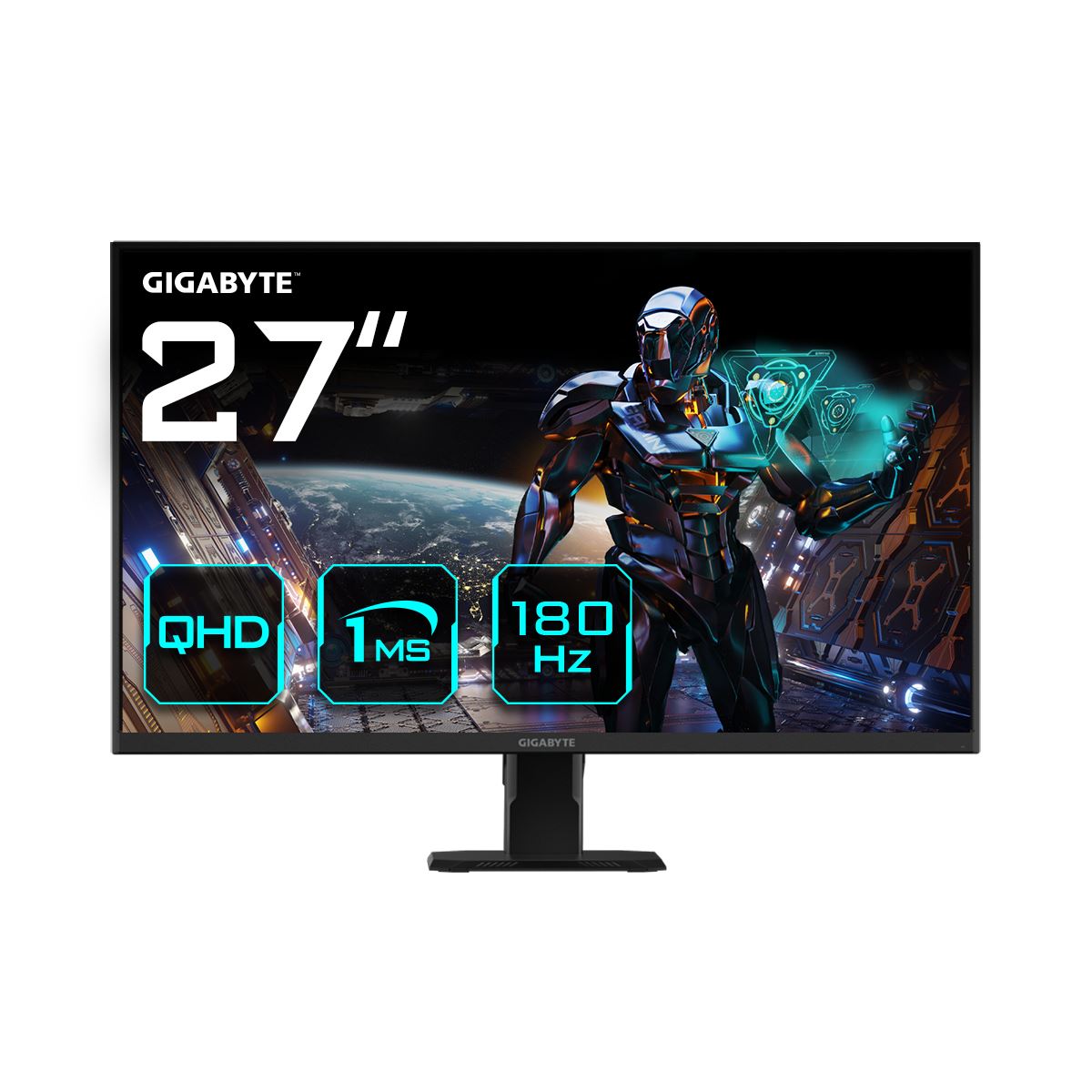 GIGABYTE GS27QA - 68.6 cm (27&quot;) - 2560 x 1440 pixels QHD LED Monitor