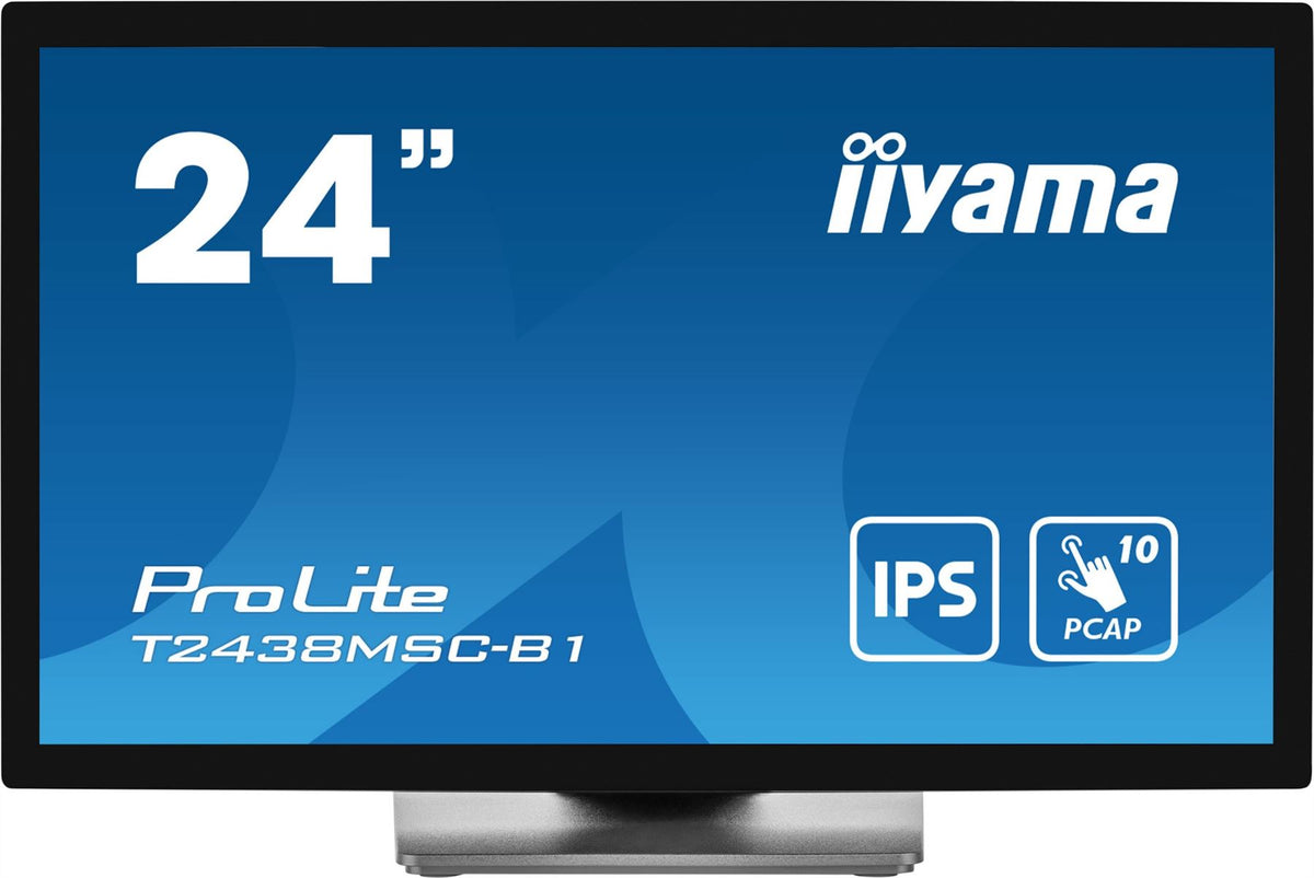 iiyama ProLite computer monitor 60.5 cm (23.8&quot;) 1920 x 1080 pixels Full HD LED Touchscreen Black
