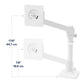 Ergotron NX Series 45-669-216 - Desk monitor mount for upto 86.4 cm (34")