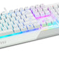 MSI VIGOR GK30 GAMING COMBO - RGB Mechanical Gaming Keyboard + Clutch GM11 Gaming Mouse in White - 5,000 DPI
