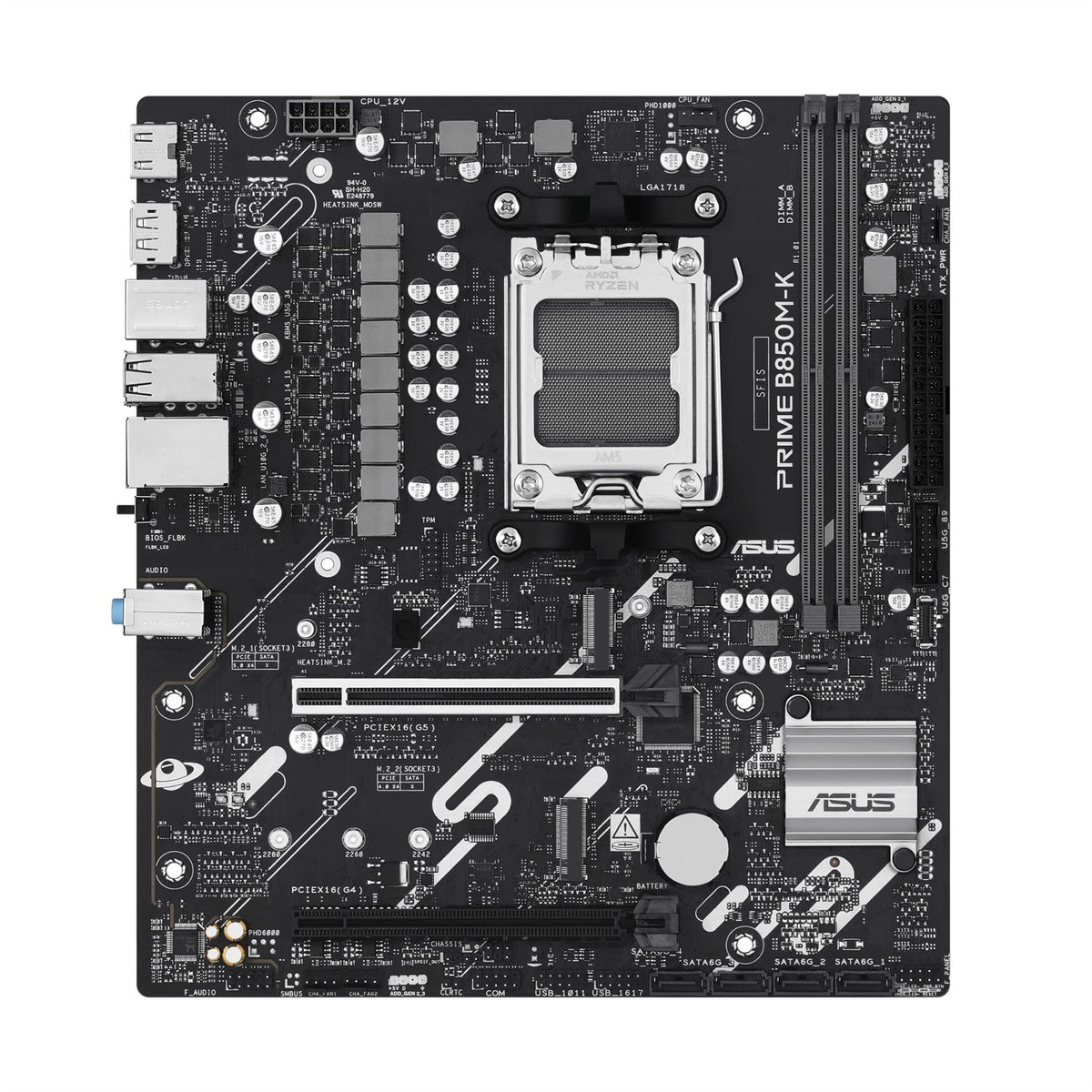ASUS PRIME B850M-K micro ATX motherboard - AMD B850 Socket AM5