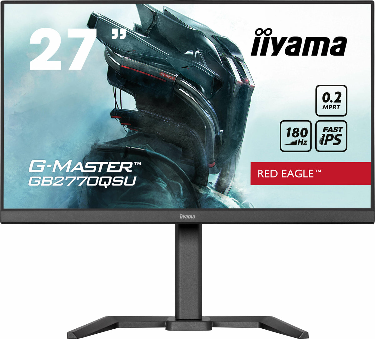 iiyama G-MASTER GB2770QSU-B6 - 68.6 cm (27") - 2560 x 1440 pixels 2K Ultra HD LCD Monitor