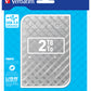 Verbatim Store 'n' Go USB 3.0 Hard Drive in Silver - 2 TB