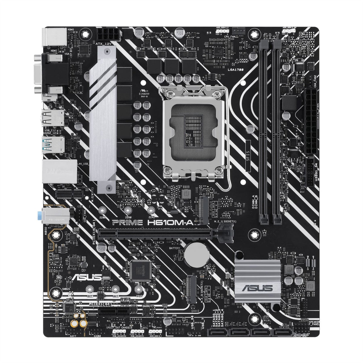 ASUS PRIME H610M-A-CSM micro ATX motherboard - Intel H610 LGA 1700