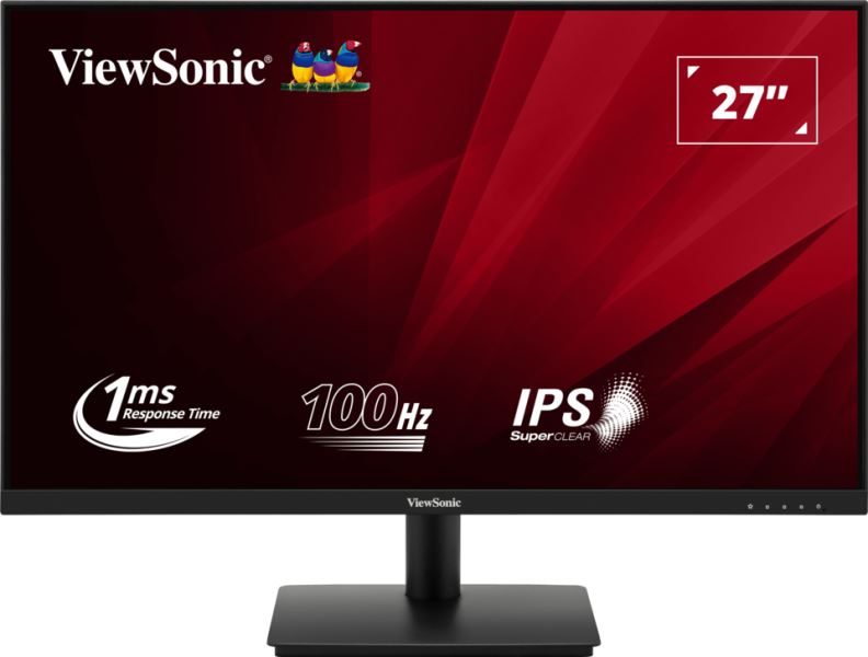 Viewsonic LED monitor VA270-H 27 inch - Full HD - 250 nits - resp 1ms 75Hz - 27" computer monitor 68.6 cm (27") 1920 x 1080 pixels Black