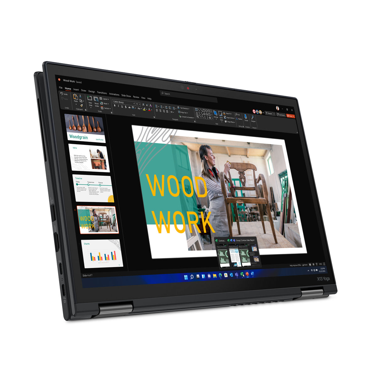 Lenovo ThinkPad X13 Yoga Gen 3 Hybrid (2-in-1) - 33.8 cm (13.3") - Touchscreen - Intel® Core™ i5-1235U - 16 GB LPDDR4x-SDRAM - 256 GB SSD - Wi-Fi 6E - Windows 11 Pro - Black