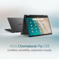 ASUS Chromebook - 40.6 cm (16") - Touchscreen - Intel® Core™ i5-1235U - 8 GB LPDDR4x-SDRAM - 256 GB SSD - Wi-Fi 6E - ChromeOS - Grey