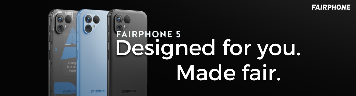 Fairphone 5 - Designed for you.  Made fair. 