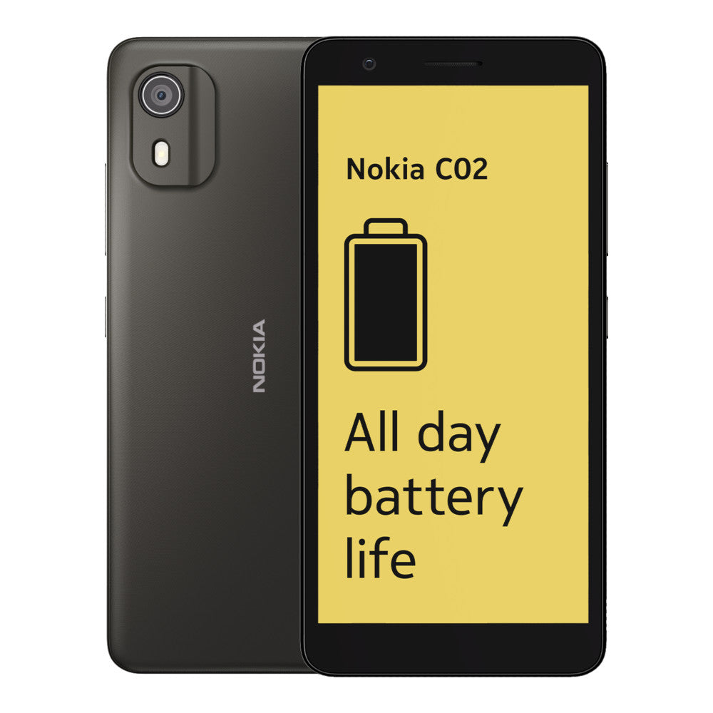 Nokia C02 - All day battery life