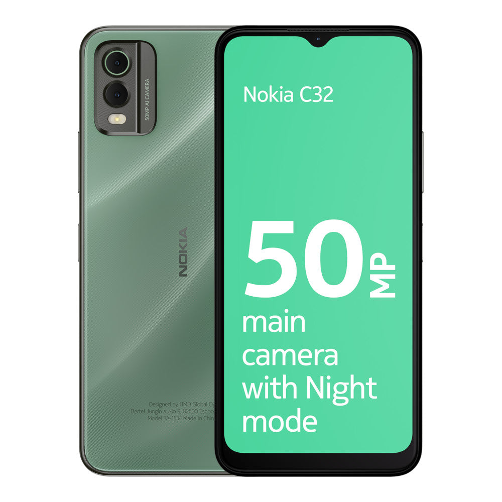 Nokia C32 - 50MP primary camera and night mode