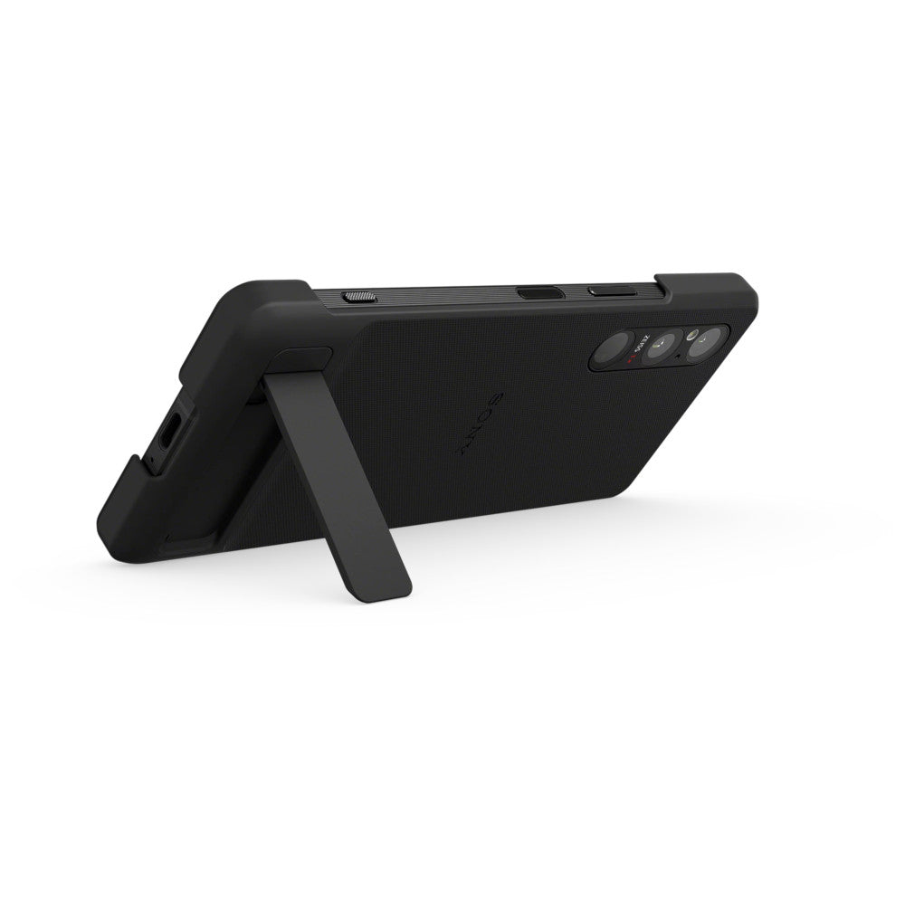 Sony Xperia 1 V Cover with Stand Black