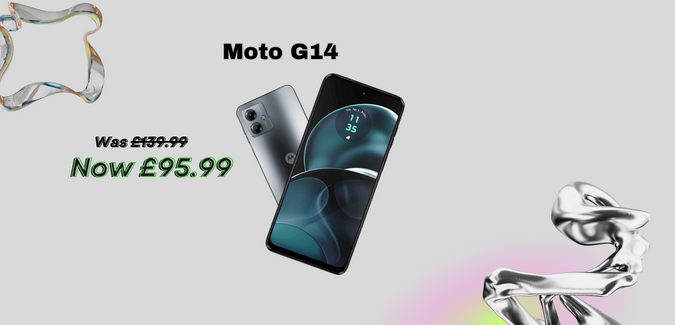 Price Drop: Moto G14 at £95.99