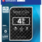 Verbatim Store 'n' Go USB 3.0 Hard Drive in Black - 4 TB