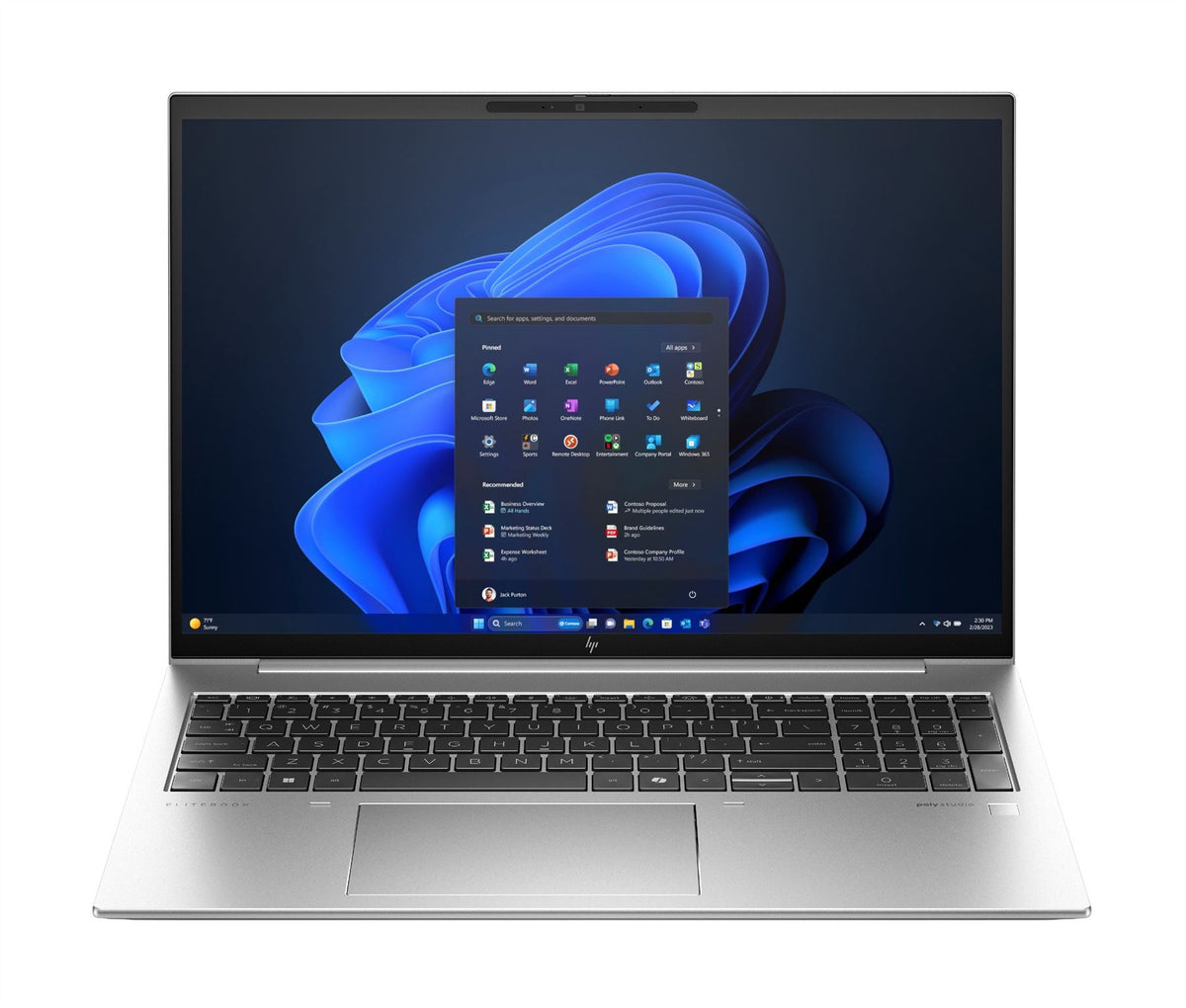 HP EliteBook 860 G11 Intel Core Ultra 5 125H Laptop 40.6 cm (16&quot;) WUXGA 16 GB DDR5-SDRAM 256 GB SSD Wi-Fi 6E (802.11ax) Windows 11 Pro AI PC Silver