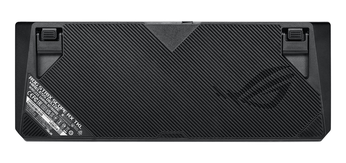 ASUS ROG Strix Scope RX TKL - USB Wired + RF Wireless + Bluetooth RGB Mechanical Keyboard in Black (QWERTY UK)