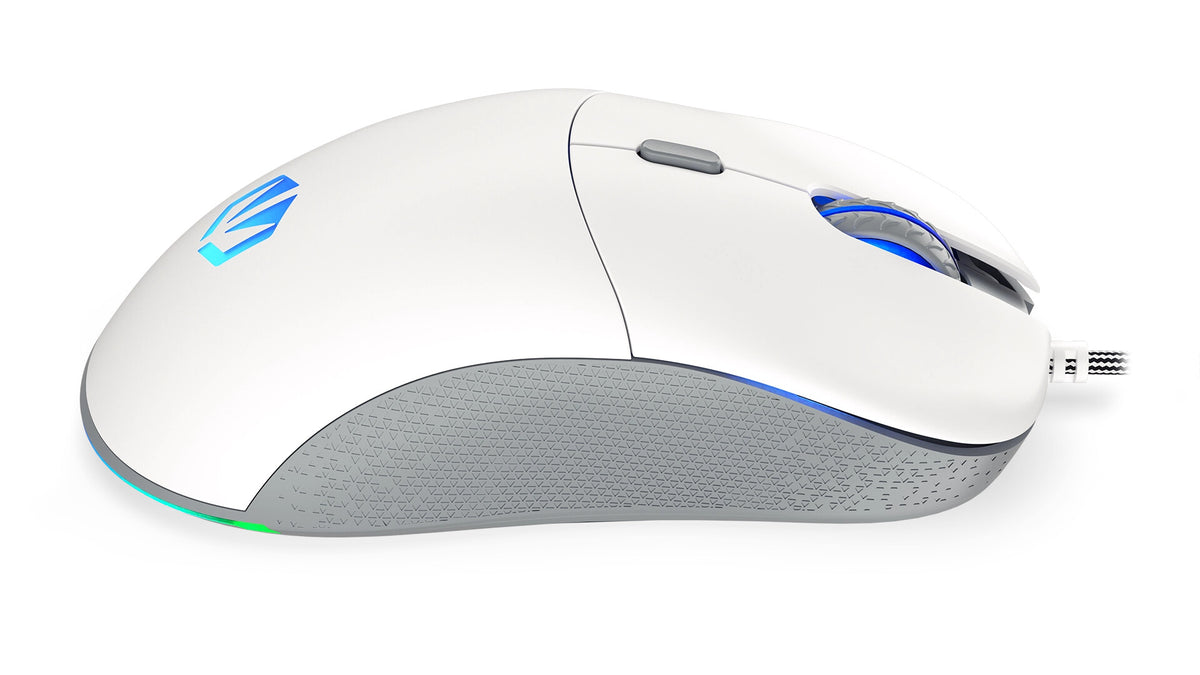 ENDORFY GEM Plus - USB Type-C Wired Optical Mouse in White - 19,000 DPI