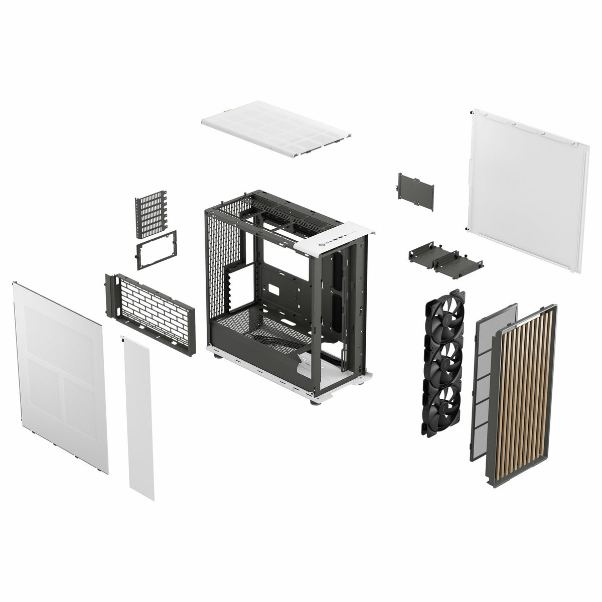 Fractal Design North XL - ATX Full Tower Case in White